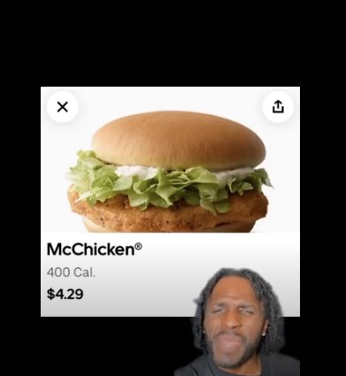 McDonald's fans baffled after spotting McChicken used to cost $1 7