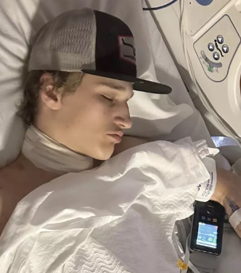 Teen nearly loses life after necklace is electrocuted by phone charger 2