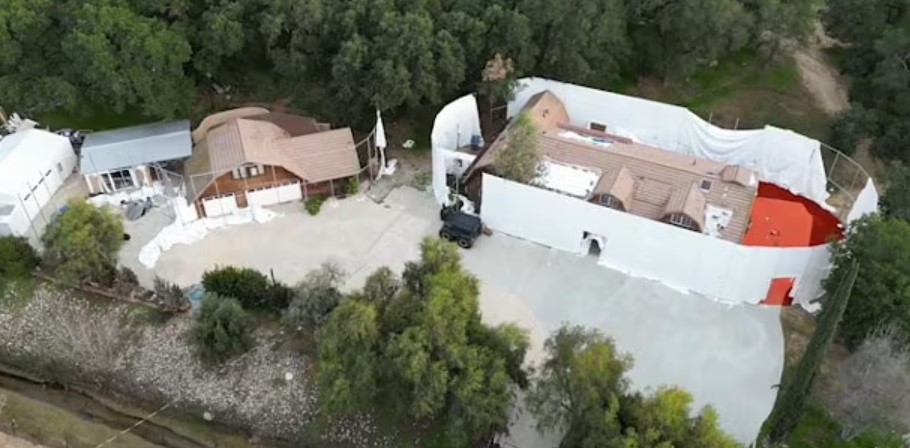 Kanye West's $2.2M Calabasas Ranch was seen in state of neglect and decay 2