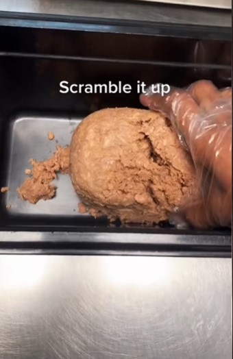 On social media, a viral video revealed how steak is made at Subway, leaving viewers stunned.  Image Credits: @ howfoodismade/Tiktok