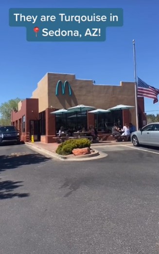 People are just realizing why McDonald's restaurant has turquoise arches 5