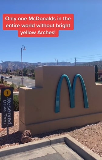 People are just realizing why McDonald's restaurant has turquoise arches 1