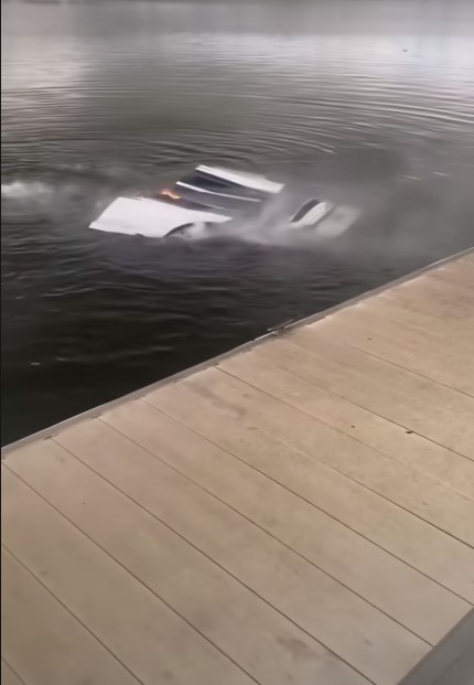 Tesla Model X catches fire after being fully submerged in unexpected accident 1