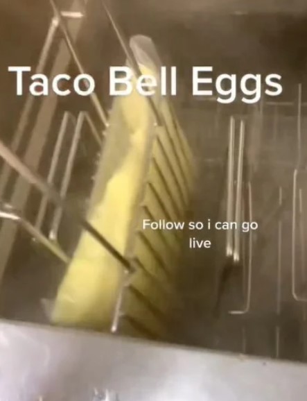 TikToker revealed Taco Bell's egg cooking method using sous vide, gained attention on social media. Image Credits: @howfoodismade/Tiktok