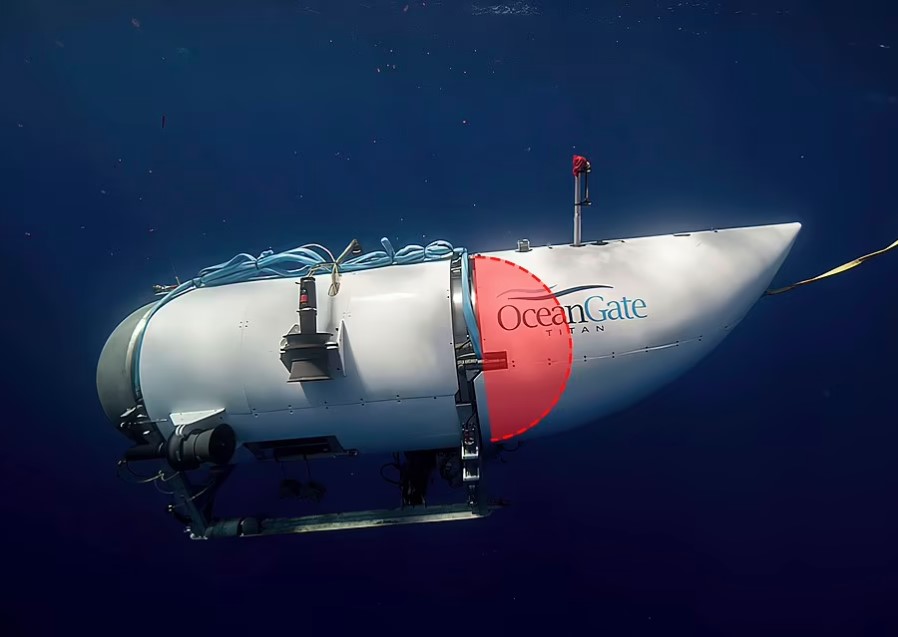 3D model released showing submersible taking billionaire to Titanic wreck despite OceanGate sub accident 2