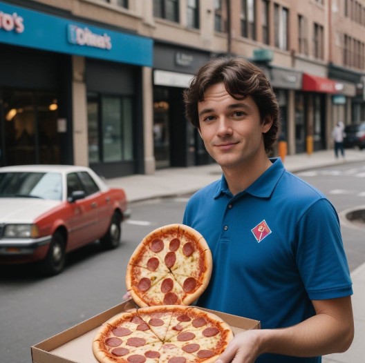 Domino's CEO Russell Weiner explains the strategic partnership. Image Credits: Getty