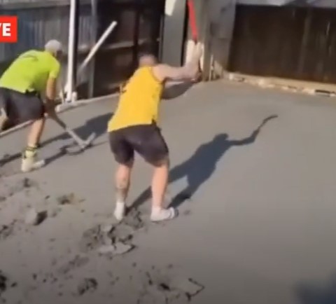 Tradesperson Jesse Crowe and homeowner Viola were involved in the incident reported by 7News. Image Credit: 7NEWS