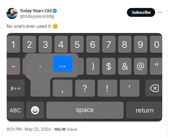 Iphone user reveals the hidden keyboard button that no one's used, making everything easier 2