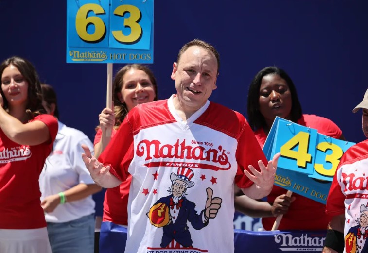 Chestnut's deal with Impossible Foods led to his disqualification from Nathan's.  Image Credits: Getty