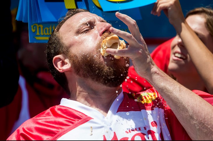 Major League Eating expressed disappointment over Chestnut's brand representation.  Image Credits: Getty