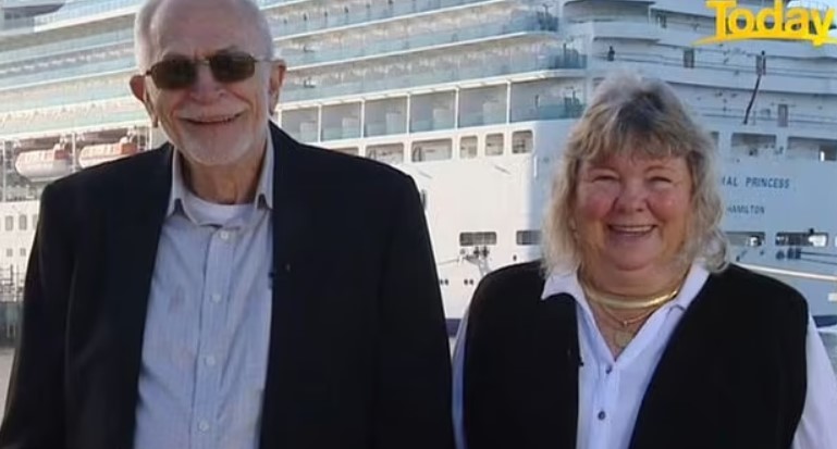 The couple plans another global trip followed by a year-long cruise on the Crown Princess. Image Credits: A Current Affair