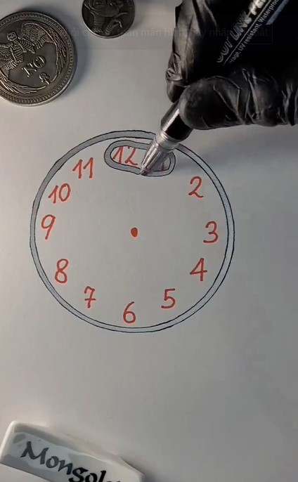 People can't understand a math pattern found on every clock face. Image Credits: @gunsnrosesgirl3/X