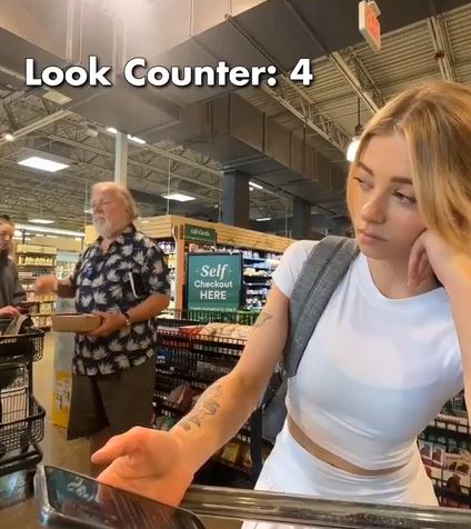 OnlyFans model faces backlash online after filming herself in grocery store checkout line 2