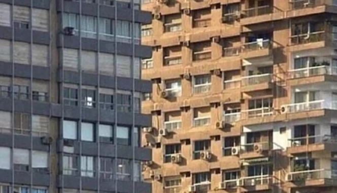 People lose their minds after realizing which building is closer in baffling optical illusion 3