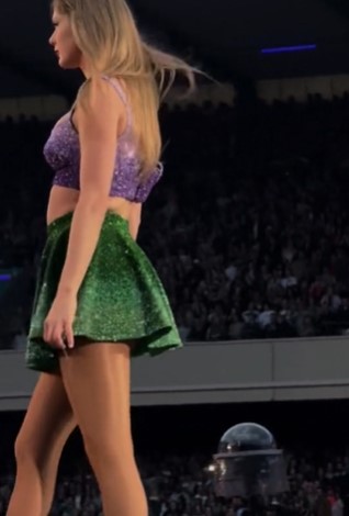 Taylor Swift swallows bug onstage during her Eras Tour concert 5