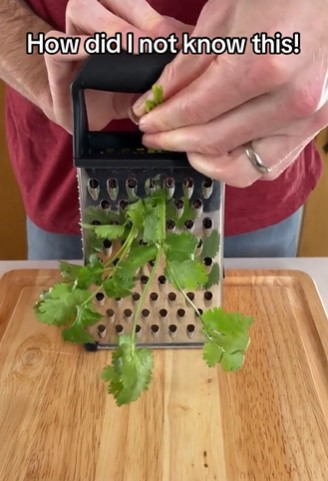 Cooker shares tip with cheese grater hack to help save space in your cluttered kitchen 4