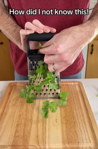 Cooker shares tip with cheese grater hack to help save space in your cluttered kitchen 1