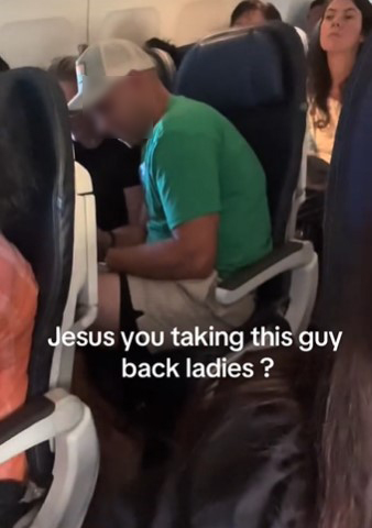 Viral video exposes man flirting with female traveler on flight  2
