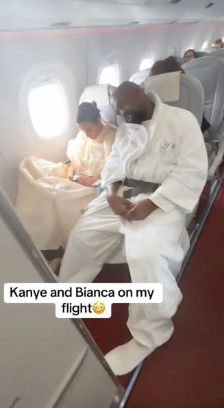 Kanye West and Bianca Censori spots flying economy after billionaire status loss 2