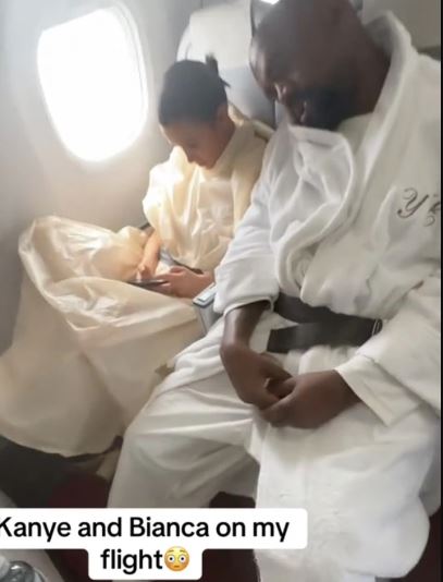 Kanye West and Bianca Censori spots flying economy after billionaire status loss 1