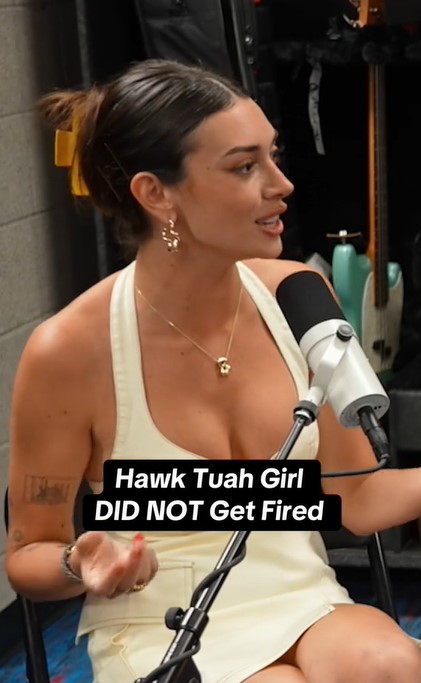 Hawk Tuah Girl breaks silence after rumors of being sacked from her job following viral fame 3