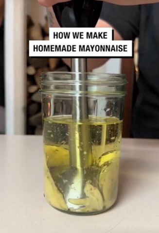 The viral video led to debates on social media, with some viewers vowing to avoid mayonnaise. Image Credits: @unilad/Tiktok