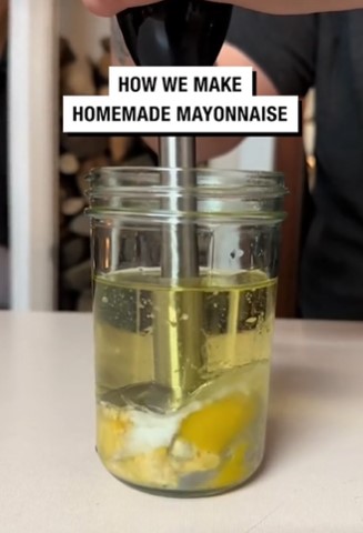 People vow never to eat mayonnaise again after watching a viral video showing how it is made. Image Credits: @unilad/Tiktok