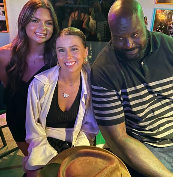 Shaq's appearance with Hailey Welch on Twitter caused a stir. Image Credits: @djdiesel/X