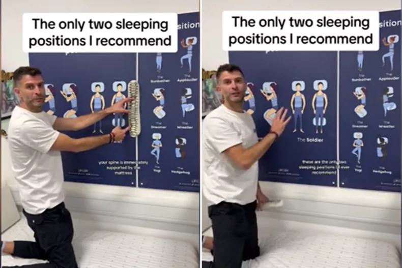 Chiropractor reveals top sleep poses for pain-free mornings 1